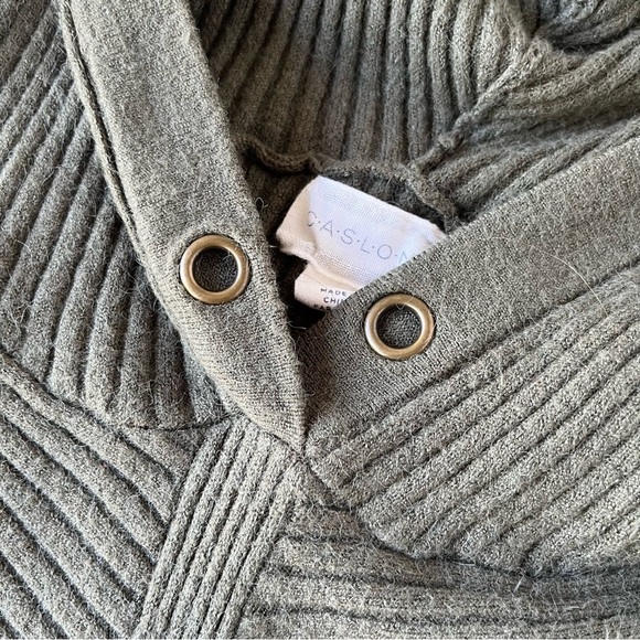 Caslon Rib Hoodie- Olive Green - Picture 8 of 8